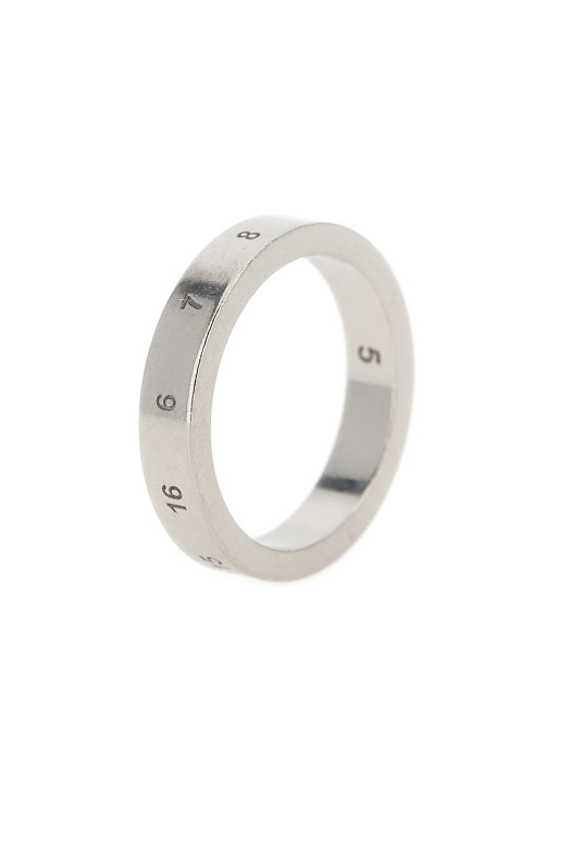 'Numeric' ring Silver