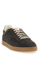 Сникеры из замши  Серые BRUNELLO CUCINELLI MZUMGLJ336CLV06