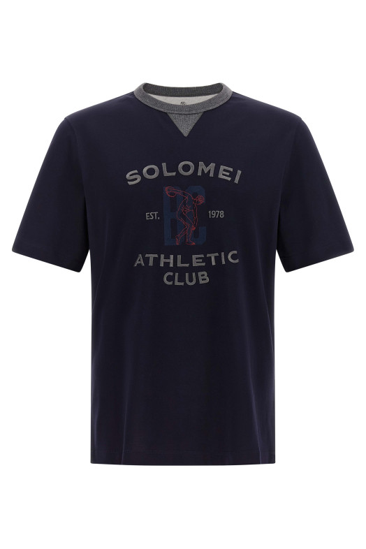 'Solomei Athletic Club' T-shirt  Blue