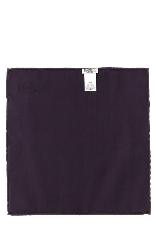Двусторонняя сумочка-клатч  Фиолетовая BRUNELLO CUCINELLI MI8900091C9071