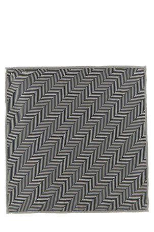 Chevron pocket clutch  Gray