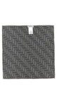 Chevron pocket clutch  Gray