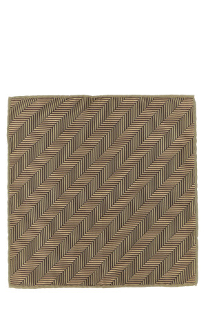 Клатч с карманом «Chevron»  Бежевый BRUNELLO CUCINELLI MI8910091C9756