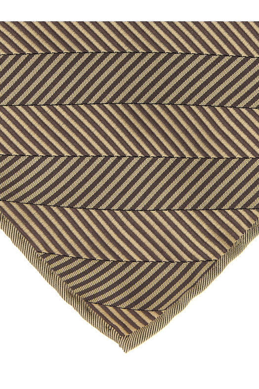 Chevron pocket clutch  Beige