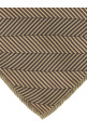 Chevron pocket clutch  Beige