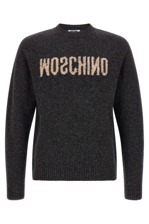 Mirrored logo sweater  Gray