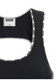 'Moschino' sporty top  Black-grey