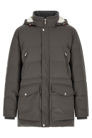 Стегана парка  Сіра BRUNELLO CUCINELLI MV4061823CXD26