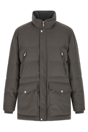Стегана парка  Сіра BRUNELLO CUCINELLI MV4061823CXD26