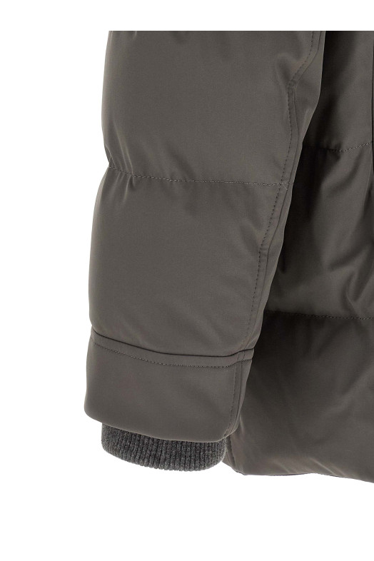 Стегана парка  Сіра BRUNELLO CUCINELLI MV4061823CXD26