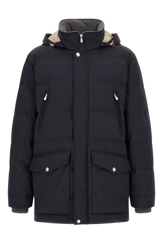 Стегана парка  Синя BRUNELLO CUCINELLI MV4061823CTU62