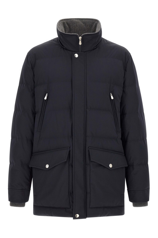 Стегана парка  Синя BRUNELLO CUCINELLI MV4061823CTU62