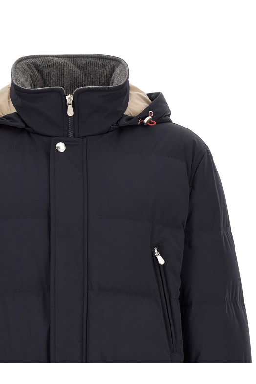 Стегана парка  Синя BRUNELLO CUCINELLI MV4061823CTU62