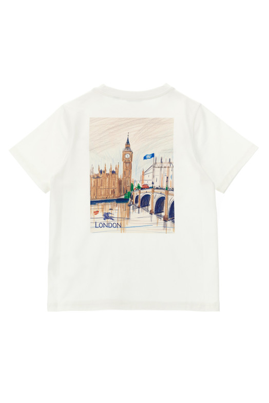 Футболка «Cedar London»  Белая 8127206CHALKWHITE