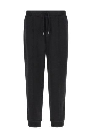 Cotton, cashmere and silk joggers  Black