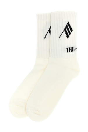 Logo intarsia socks  Black-grey