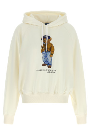 'Polo Bear' hoodie  White