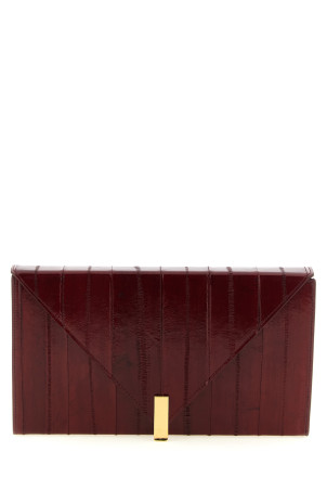 'Tuxedo' clutch  Bordeaux