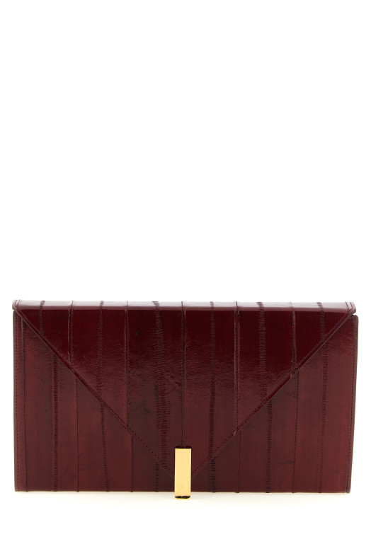 'Tuxedo' clutch  Bordeaux