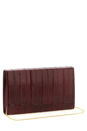 'Tuxedo' clutch  Bordeaux