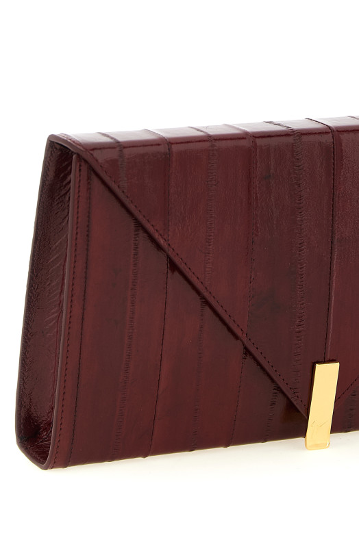 'Tuxedo' clutch  Bordeaux