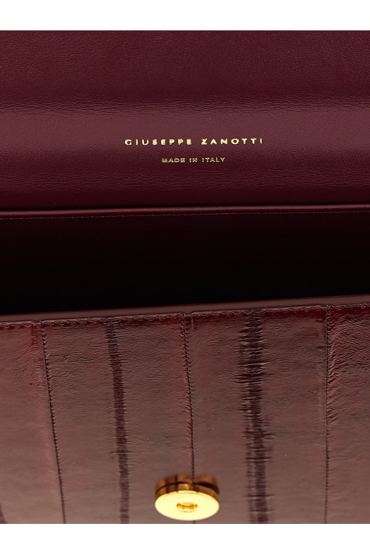 'Tuxedo' clutch  Bordeaux