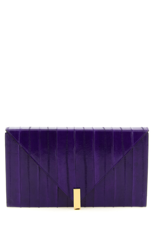 'Tuxedo' clutch  Purple