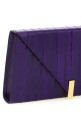 'Tuxedo' clutch  Purple