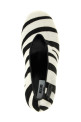 Zebra pony pumps  Black-grey
