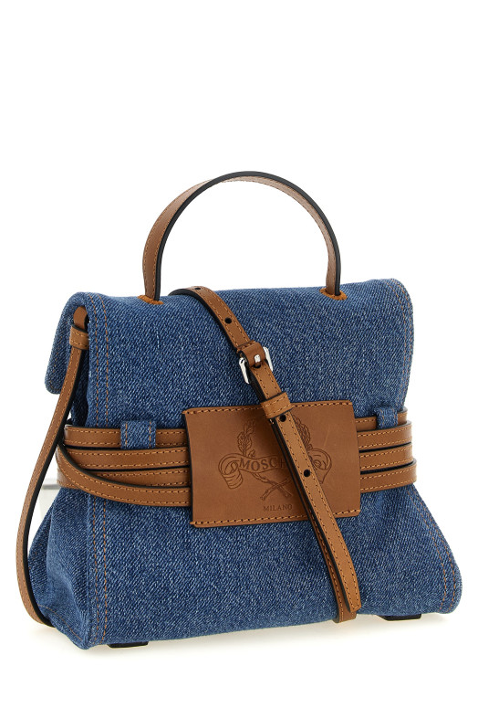 'Tie Me' small handbag Blue