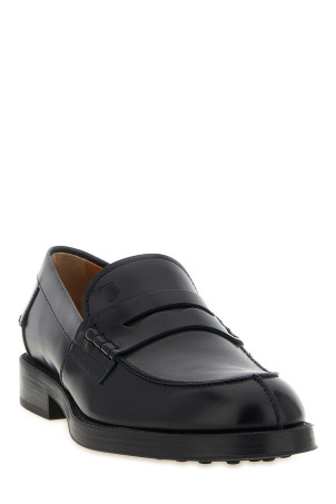 Кожаные лоферы, черные TOD'S XXM75L0JN80LYGB999