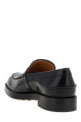 Leather loafers Black