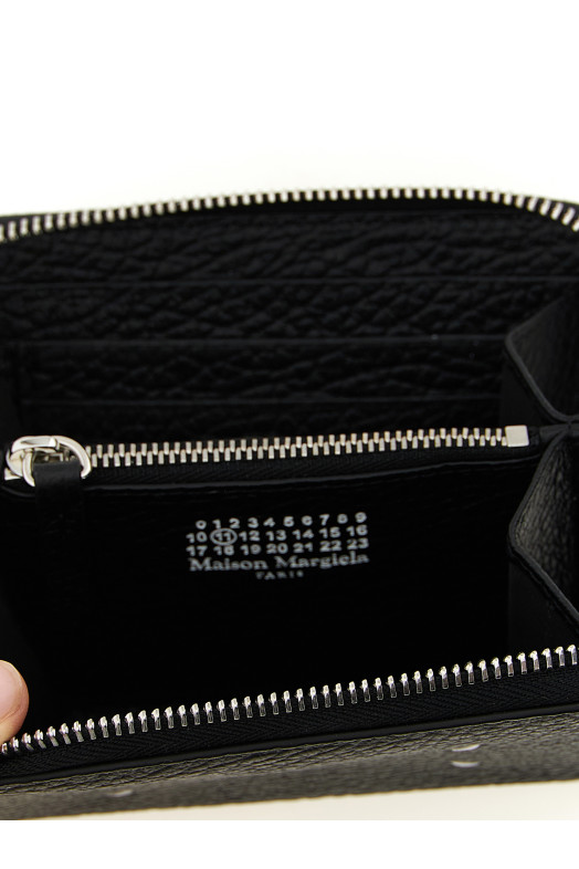 'Four Stitches' small wallet Black