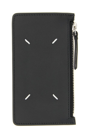 'Four Stitches' card holder Black