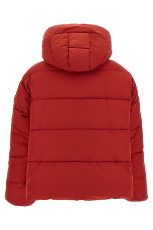 Matt finish down jacket Red