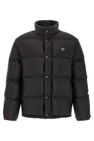2-in-1 down jacket Black