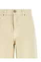 'Love Birds' embroidery jeans Beige