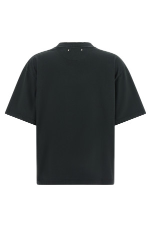 Футболка с круглым вырезом из кристаллов, черная GOLDEN GOOSE GWP01874P0018979045690456