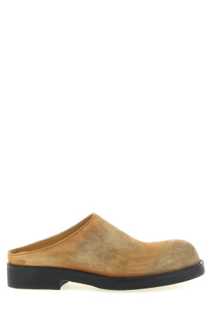 'Biker' mules Beige