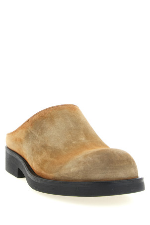 'Biker' mules Beige
