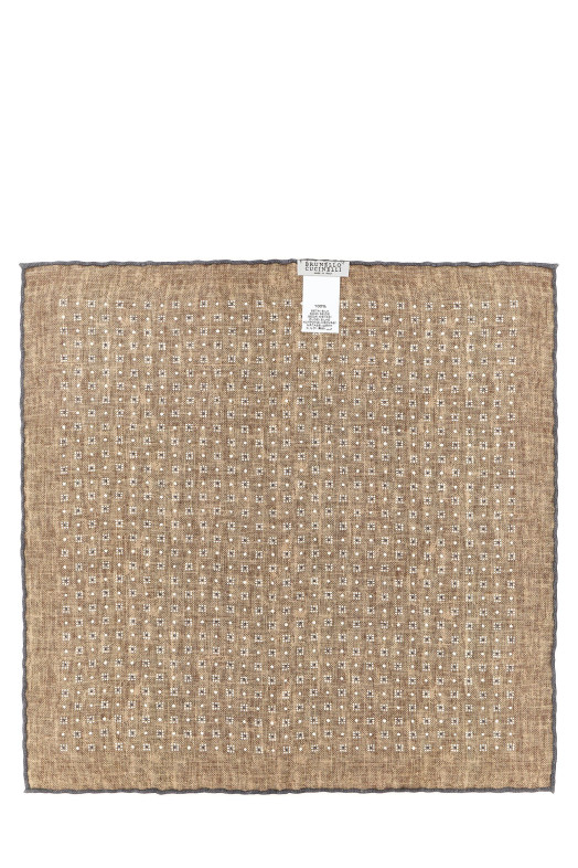 Silk clutch bag Gray
