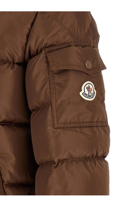 Пуховик «Moncler Maya», коричневый L20911A53600539ZD262