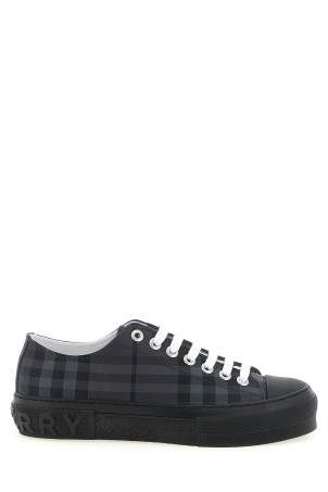Check print sneakers Gray