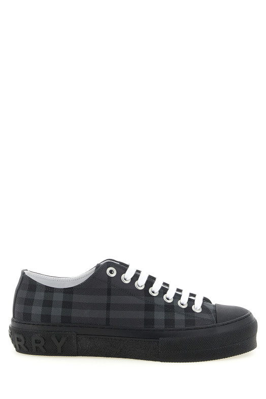 Check print sneakers Gray