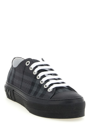 Check print sneakers Gray