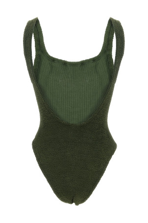 Цілісний купальник «Square Neck», зелений SQUARENECKSWIMMETALLICKHAKI
