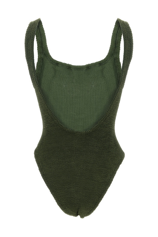 Цельный купальник «Square Neck», зеленый SQUARENECKSWIMMETALLICKHAKI