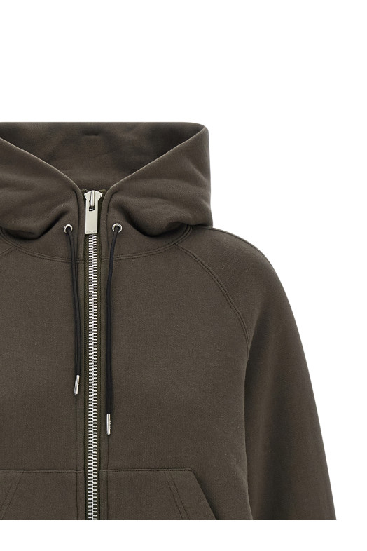 Бавовняна толстовка із капюшоном, зелена SACAI 2608684501