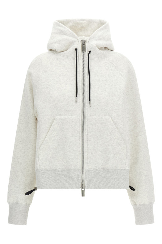 Бавовняна толстовка з капюшоном, біла SACAI 2608684151