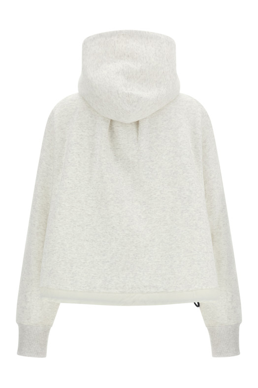 Бавовняна толстовка з капюшоном, біла SACAI 2608684151